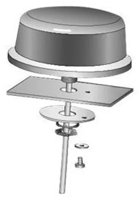 Zdjęcie produktu dla Cisco Multiband Omnidirectional, 1,5 dBi, 0.8 - 0.96 / 1.71 - 2.5 GHz, 1,5 dBi, 50 Ω, Antena dookólna, RP-TNC