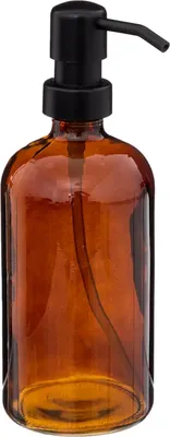 Produktbild von 5five Simply Smart Seifenspender, Dosierspender, Glas, Kunststoff, Braun, 450 ml, 174712