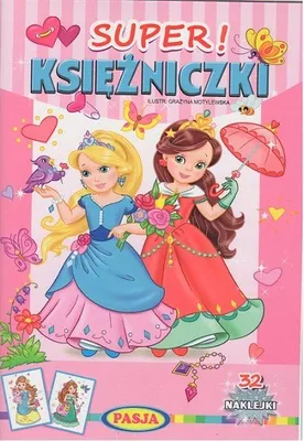 Produktbild von Kolorowanka z naklejkami Super Księżniczki 16 stron