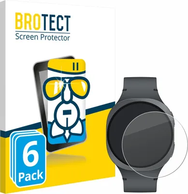 Produktbild von 6x BROTECT Schutzglas für Samsung Galaxy Watch 8 (40 mm) Schutzfolie Panzer Folie Glas Display Schutz klar