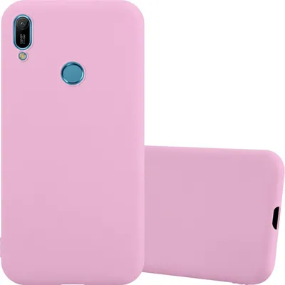Produktbild von Cadorabo Hülle für Huawei Y6 2019 Schutzhülle in Rosa Handyhülle TPU Silikon Etui Case Cover