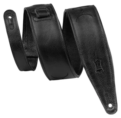 Produktbild von Levys Leathers MG317MP-BLK-BLK 2 1/2'' Gitarrengurt aus Leder Schwarz