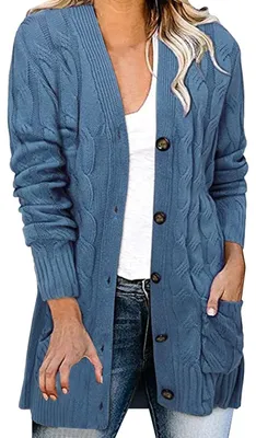 Productafbeelding van Oversized Gebreide Cardigan voor Dames