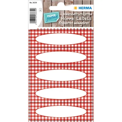 Immagine prodotto di HERMA Adesivi autoadesivi VARIO Vichy check rosso