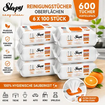 Produktbild von Sleepy Easy Clean Orange 6x100