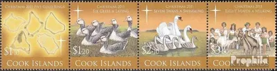 Produktbild von Briefmarken Cookinseln 2011 Mi 1718-1721 Viererstreifen (kompl.Ausg.) postfrisch Weihnachten