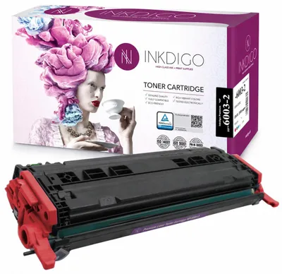 Produktbild von Inkdigo Toner Q6003A für HP Color LaserJet 1600, 2600, 2600N, 2605 – Magenta, 2000 Seiten,, KI-generiertes Bild