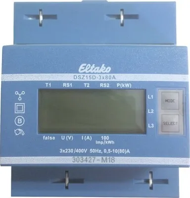 Produktbild von ELTAKO DSZ15D-3x80A MID Elektrizitätszähler