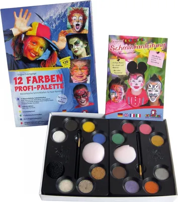 Produktbild von Eulenspiegel 212011 12 Farben-Profi-Schmink-Palette