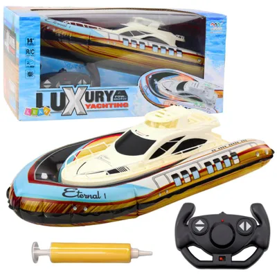Immagine prodotto di Yacht gonfiabile telecomandato Rc luci led