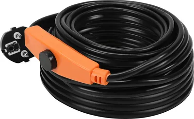 Produktbild von SWANEW Heizkabel Frostschutz Heizleitung Frostschutzkabel Rohrbegleitheizung selbstregulierend mit Thermostat 12m 192W