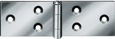 Produktbild von Gerolltes, breites Tischband Höhe 44 mm B.offen200 mm Stärke 2,0 mm Stahl blau verzinkt