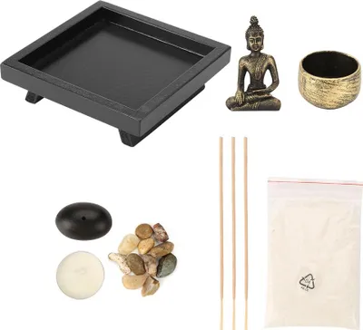 Immagine prodotto di Bruciatore di incenso, portacandele, robusto arredo per la meditazione, set di decorazioni per il relax