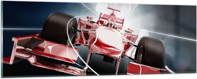 Produktbild von Bilder auf glas - Formel Geschwindigkeit Motor - 90x30cm - Glasbilder - Wandbilder - Kunstdruck - zum Aufhängen bereit - Wanddekoration aus Glas - Glas Bilder - Wandbild auf Glas - GAB90x30-2677