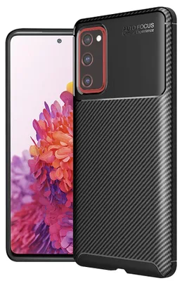Obrázok produktu pre Techsuit CarbonFiber kryt na Samsung Galaxy S20 FE / S20 FE 5G – čierny