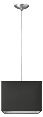 Produktbild von Home Sweet Home Hängeleuchte Block mit Lampenschirm, E27, anthrazit, 25cm