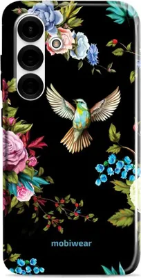 Produktbild von Handyhülle für Galaxy S25, Mobiwear Elite Pro, Nachtkolibri