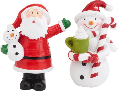 Produktbild von VBS Figuren "Snowman & Santa", 2 Stück