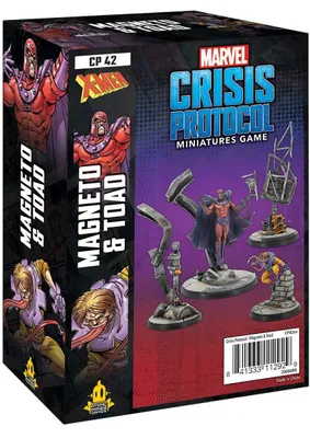 Produktbild von Atomic Mass Games - Marvel Crisis Protocol: Character Pack: Magneto and Toad - Miniature Game