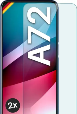 Produktbild von Glas Schutzfolie für Oppo A72, Stückzahl:2er Set