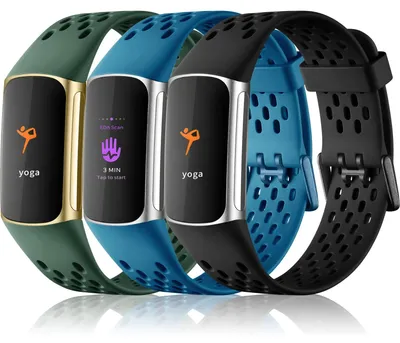 Productafbeelding van Set van 3 Sportbanden voor Fitbit Charge 5 en 6, Ademend en Verstelbaar