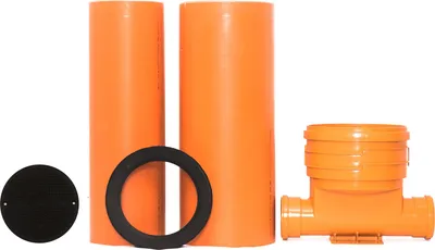 Produktbild von KARMAT/Dyka KG Schacht Abwasserschacht DN400/160 - Rohr DN400, DN315 - Deckel DN315 - Kanal Entwässerung Komplett SET