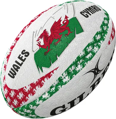 Image de Ballons de rugby Gilbert Hymne Wales Lomf - Taille 5