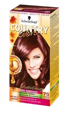 Produktbild von Schwarzkopf Country Colors Haarfarbe 75 Madagascar Rotschwarz