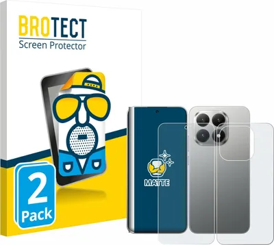 Produktbild von 2x BROTECT Schutzfolie für Xiaomi 15T (Display+Rückseite) Displayschutz Displayschutzfolie Folie Matt Entspiegelungsfolie