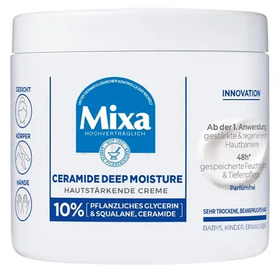 Zdjęcie produktu dla Mixa, Ceramide, Krem nawilżający, 400ml (PRODUKT Z NIEMIEC)