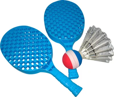 Produktbild von Shuttleball-Set, Riesen Badminton, Riesen Federball, 2 Schläger, 1 Ball