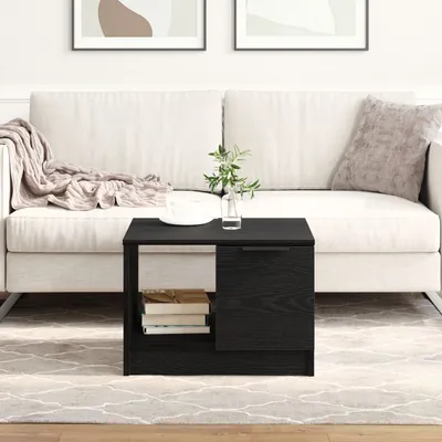 Produktbild von Möbel Couchtisch Schwarz Eiche 50x50x36 cm Holzwerkstoff - Couchtische 862743