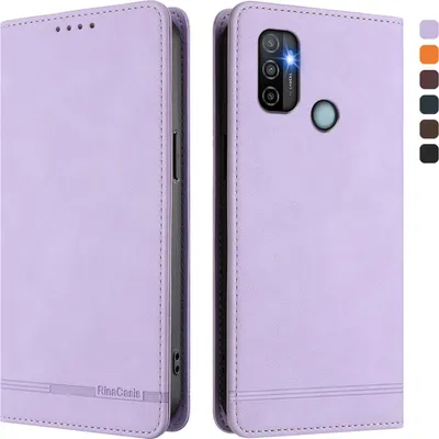 Obrázek produktu pro Pouzdro pro Oppo A11s/A32/A53 4G/A53s 4G/A32 2020, retroPolyuretankožené flip pouzdro s stojánkem a přihrádkami na karty Fialový