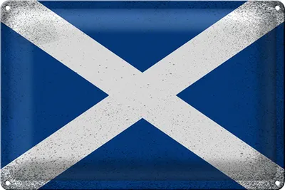 Produktbild von Blechschild Flagge Schottland 30x20cm Flag Scotland Vintage