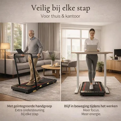 Image de Tapis de course F3 - Tapis de marche pour usage domestique - Pliable - Silencieux - Vitesse de 1 à 10 km/h - Inclinaison de 7 % - Cordon de sécurité et double poignée - Écran - Capacité maximale de 120 kg