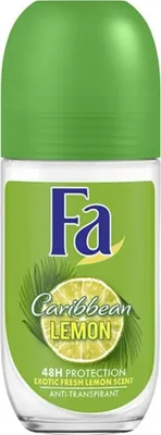 Produktbild von Fa - Deodorant Roller - Caribbean Lemon - Erfrischend - 48 Stunden Schutz - Zitronig - 50 ml - 1 Stück
