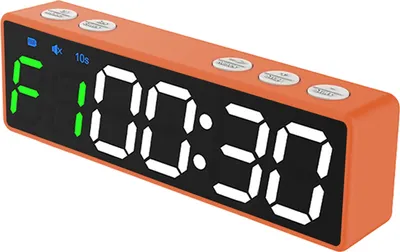 Produktbild von Mini-Gym-Timer, wiederaufladbare Stoppuhr, tragbare Countdown-/Up-Uhr mit magnetischer Rueckseite fuer Heim-Fitness-Fitnesstraining