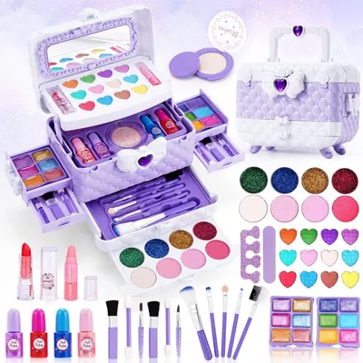 Productafbeelding van Make-up Set voor Meisjes met 53 Stukken, Afwasbaar