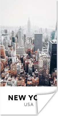 Produktbild von MuchoWow® Poster New York - USA - Architektur 60x120 cm - Wandschmuck
