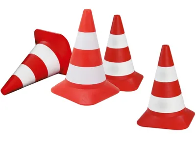 Zdjęcie produktu dla Pachołki drogowe BIG Zestaw 4 pachołków