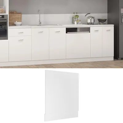 Productafbeelding van Keukenafdekplaat voor Vaatafwasmachine, Wit, 59.5 x 3 x 67 cm