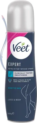 Zdjęcie produktu dla Veet Spray Do Nóg Do Depilacji Skóry Wrażliwej 150ml