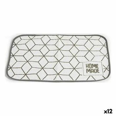 Obrázek produktu pro Podtácek 33 x 0,3 x 48 cm šedobílý (12 kusů)