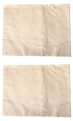 Produktbild von 2 Stück Gärkörbe aus Baumwolle Einlage 45x75cm Backtuch für Brot Bäckerei Küchenzubehör