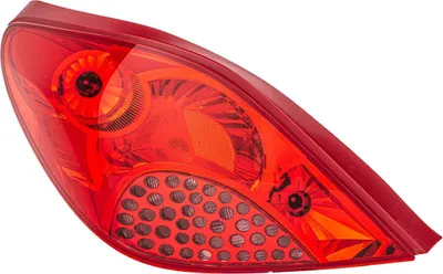 Imagen del producto de Luz trasera izquierda, 12 V, tecnología de bombilla W5W, marca HELLA, para PEUGEOT 207