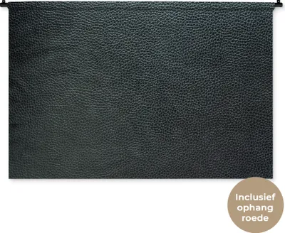Produktbild von MuchoWow® Wandteppich Wandbehang Leder - Textur - Schwarz - Grün - Hell 120x80 cm Tapisserie Dekoration Wandtuch - Wanddekorationen - Wandtücher