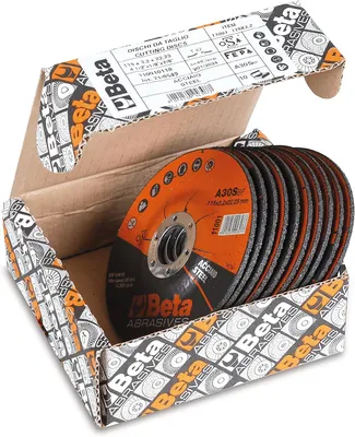Productafbeelding van Beta 110010118 cutting discs size 115 x 3,2 ø22,23 DS A