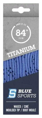 Immagine prodotto di BlueSports - Lacci "Titanium" per pattini da ghiaccio, cerati, hockey PP10274 (213 cm) (blu)