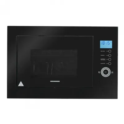 Obrázek produktu pro Heinner HMW-25BIGBK, Vestavěné, Mikrovlnná trouba s grilem, 25 l, 900 W, Vestavěný displej, LCD