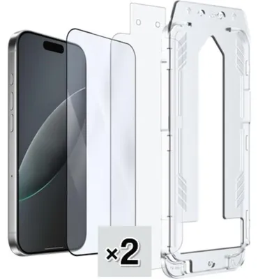 Image de Verre de protection + Applicateur pour iPhone 17 x2